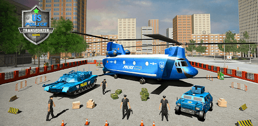 US Police Plane Transporter - Transport Simulator PC screenshot