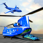 US Police Plane Transporter - Transport Simulator icon