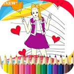Jojo Siwa coloring book icon