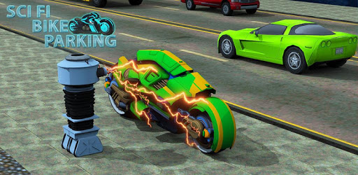 Futuristic Sci Fi Bike Parking - Bike Parking Game PC screenshot