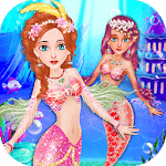 Mermaid Princess Salon Dress Up icon