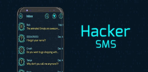 New hacker 2018 sms messenger theme PC screenshot