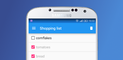 Simple shopping list PC screenshot