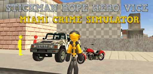 Stickman Rope Hero Vice Miami Crime Simulator PC screenshot Stickman Rope Hero Vice Miami Crime Simulator PC screenshot