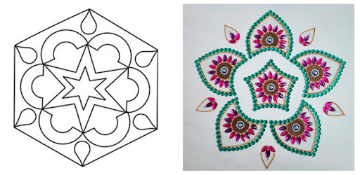 Simple And Easy Rangoli Designs PC screenshot Simple And Easy Rangoli Designs PC screenshot