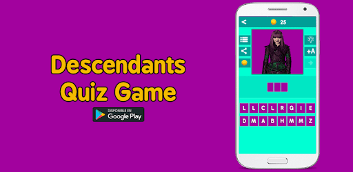 Descendants quiz game PC screenshot Descendants quiz game PC screenshot