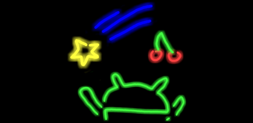 Drawing neon PC screenshot Drawing neon PC screenshot