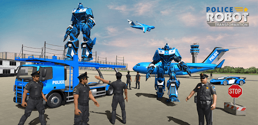 US Police Robot Car Game – Police Plane Transport PC screenshot US Police Robot Car Game – Police Plane Transport PC screenshot