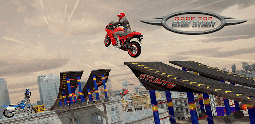 Rooftop Bike Rider Stunt Game PC screenshot
