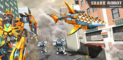 Wave Buster- Bionic Shark Robot Wars PC screenshot