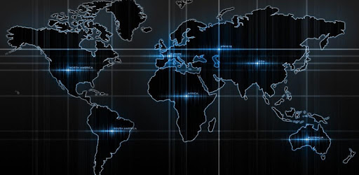 Black Map Live Wallpaper PC screenshot Black Map Live Wallpaper PC screenshot