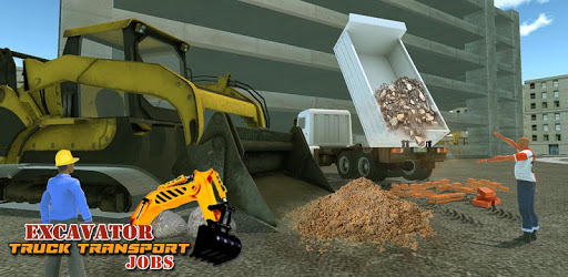 Excavator Truck Transport Jobs PC screenshot