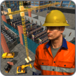 Supermarket Construction Games:Crane operator icon