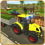Virtual Farmer Tractor: Modern Farm Animals Game icon