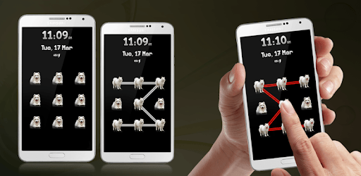 Pets Dogs Pattern Lock Screen PC screenshot