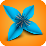 Origami Flower Instructions 3D icon