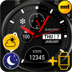 Watch Face Black Style for PC