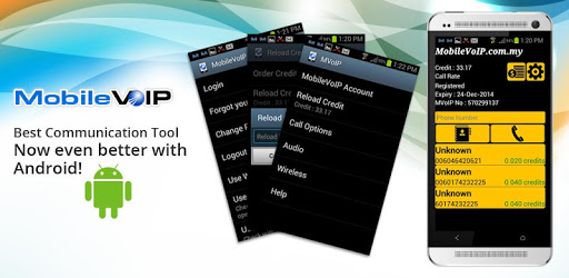 MobileVoIP PC screenshot