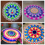New Diwali Rangoli Design icon