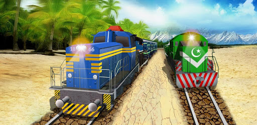 Modern Pak vs Indian Train Race: Azadi Train Game PC screenshot