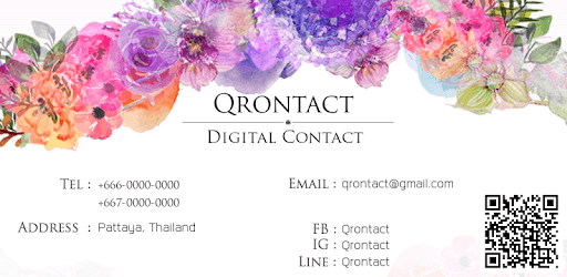 Qrontact - QR scan Digi Biz card contact sharing PC screenshot