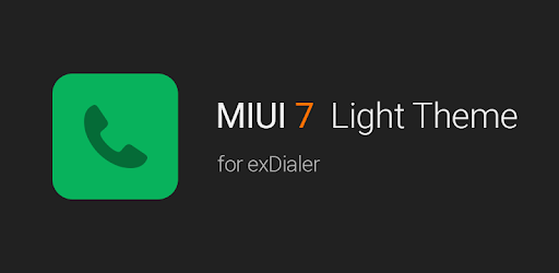 Theme for ExDialer MIUI Dark PC screenshot