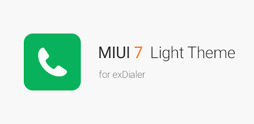 Theme for ExDialer MIUI Light PC screenshot