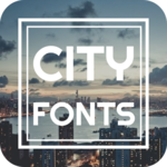 City Font for FlipFont , Cool Fonts Text Free for PC