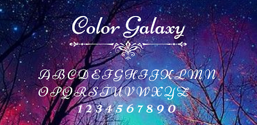 Color Galaxy Font for FlipFont , Cool Fonts Text PC screenshot