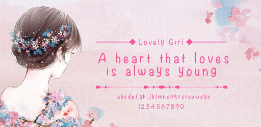 Lovely Girl Font for FlipFont,Cool Fonts Text Free PC screenshot Lovely Girl Font for FlipFont,Cool Fonts Text Free PC screenshot