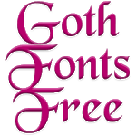 Goth Fonts for FlipFont free for PC Goth Fonts for FlipFont free for PC