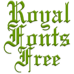 Royal Fonts for FlipFont free icon