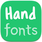 Handwriting Fonts for Samsung, OPPO and HTC phones icon