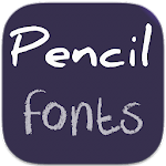 Pencil Fonts for Samsung, OPPO and HTC phones icon