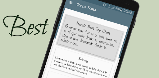 Script Fonts for FlipFont -works on Samsung Galaxy PC screenshot Script Fonts for FlipFont -works on Samsung Galaxy PC screenshot