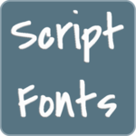 Script Fonts for FlipFont -works on Samsung Galaxy for PC Script Fonts for FlipFont -works on Samsung Galaxy for PC