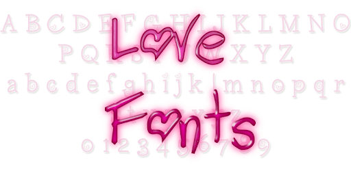 Free Love Fonts PC screenshot