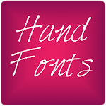 Hand3 fonts for FlipFont® free icon