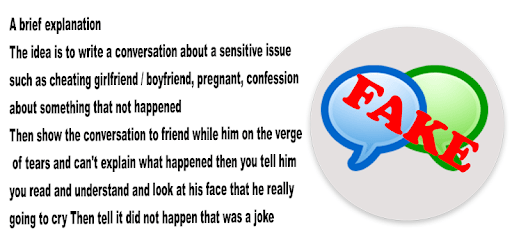 Fake Conversation Plus Lite PC screenshot