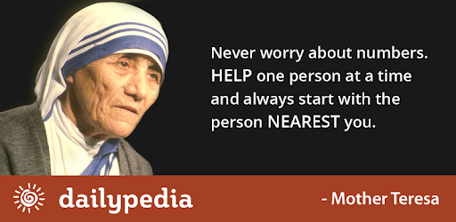 Mother Teresa Daily PC screenshot
