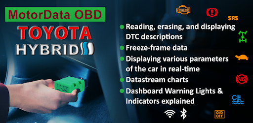 Doctor Hybrid ELM OBD2 scanner. MotorData OBD PC screenshot