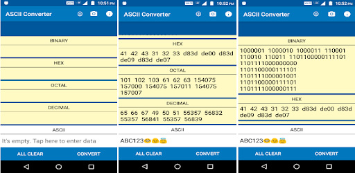 ASCII Code PC screenshot