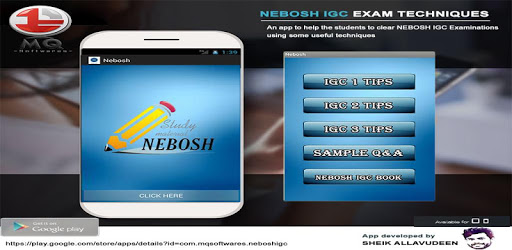 NEBOSH IGC Exam Techniques PC screenshot