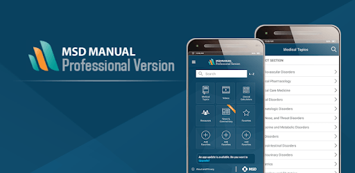 MSD Manual Professional PC screenshot