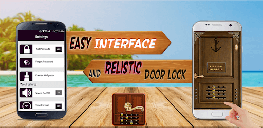 Stylish Door Lock screen: Secure Screen With Lock PC screenshot
