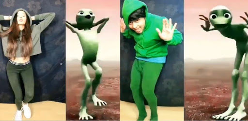 The green alien dance PC screenshot