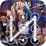 Harley Quin Pattern Lock Screen for PC