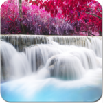 Waterfall live wallpaper real icon