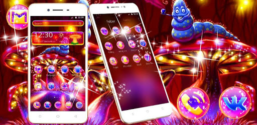 Colorful Magic Mushroom Theme PC screenshot