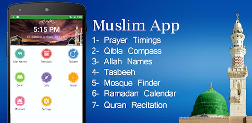 Muslim Prayer Times - Azan & Qibla compass PC screenshot